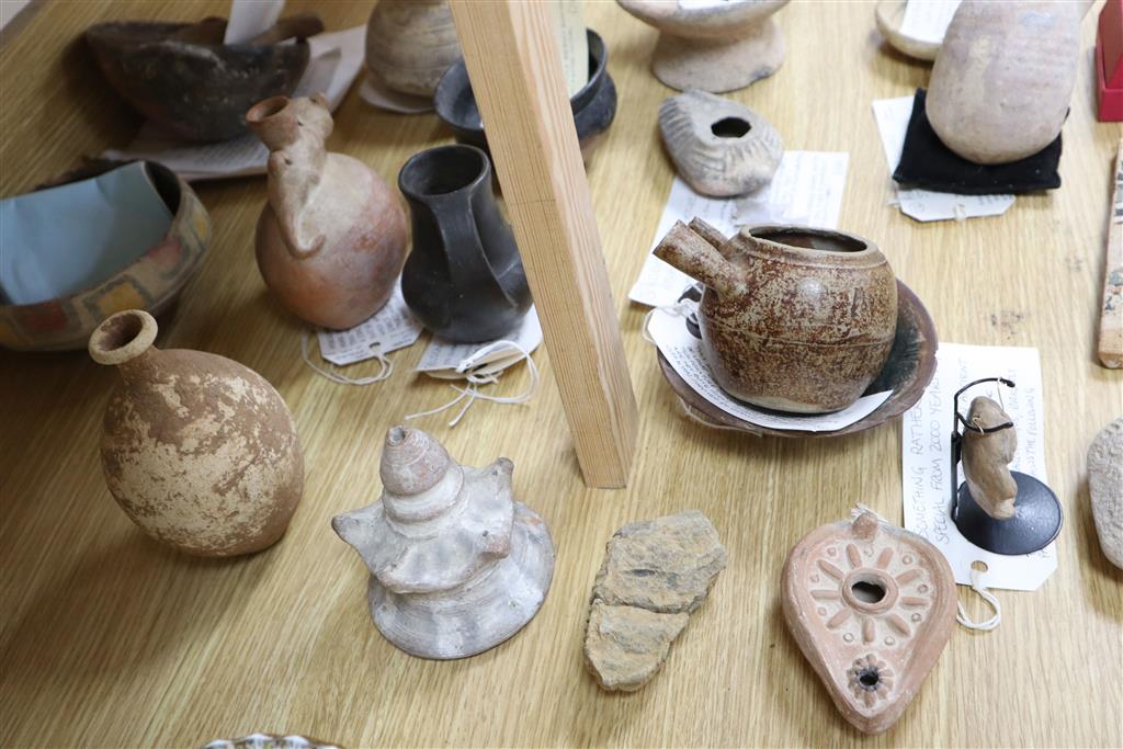 A group of assorted Ancient pottery (a.f.)